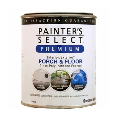 General Paint Painter's Select Porch & Floor Coating, Polyurethane Oil, Gloss Finish, Rich Brown, Quart - 236000